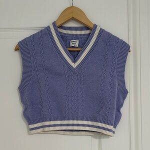 Sunday Best Lavender V-Neck Sweater Vest
